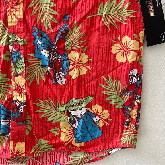 NEW Star Wars Mandalorian Hawaiian‎ Shirt The Child Baby Yoda Size Small S - Picture 11 of 12